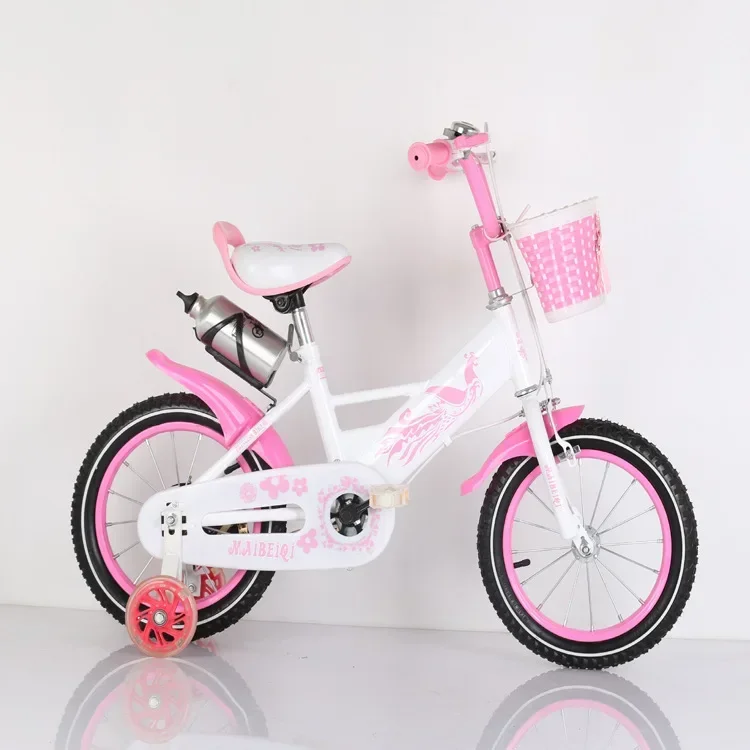 New Female Pink Bicycle 12-14-16-18 Inch Outdoor Riding Bicycle