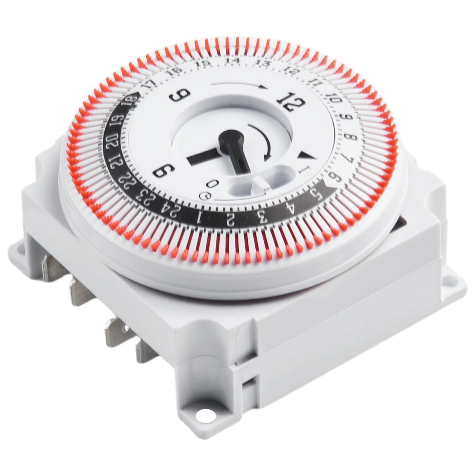 24 Hour Mechanical Timer Switch for Panel Protection in Industrial Environments and Control Output for Panel Use