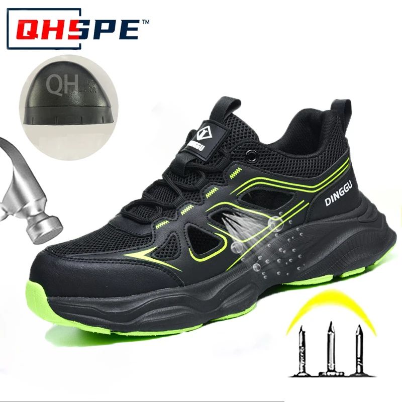 New Labor ProtectionShoes Anti Smashing AntiPiercing Wear-resistant Breathable Safe Shoes  Stand Long Time Without Getting Tired