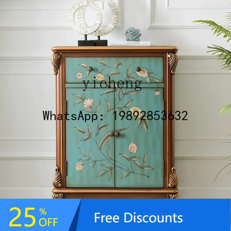 

Solid Wood Small Shoe Cabinet Locker Removable Adjustable Partition Balcony Ark