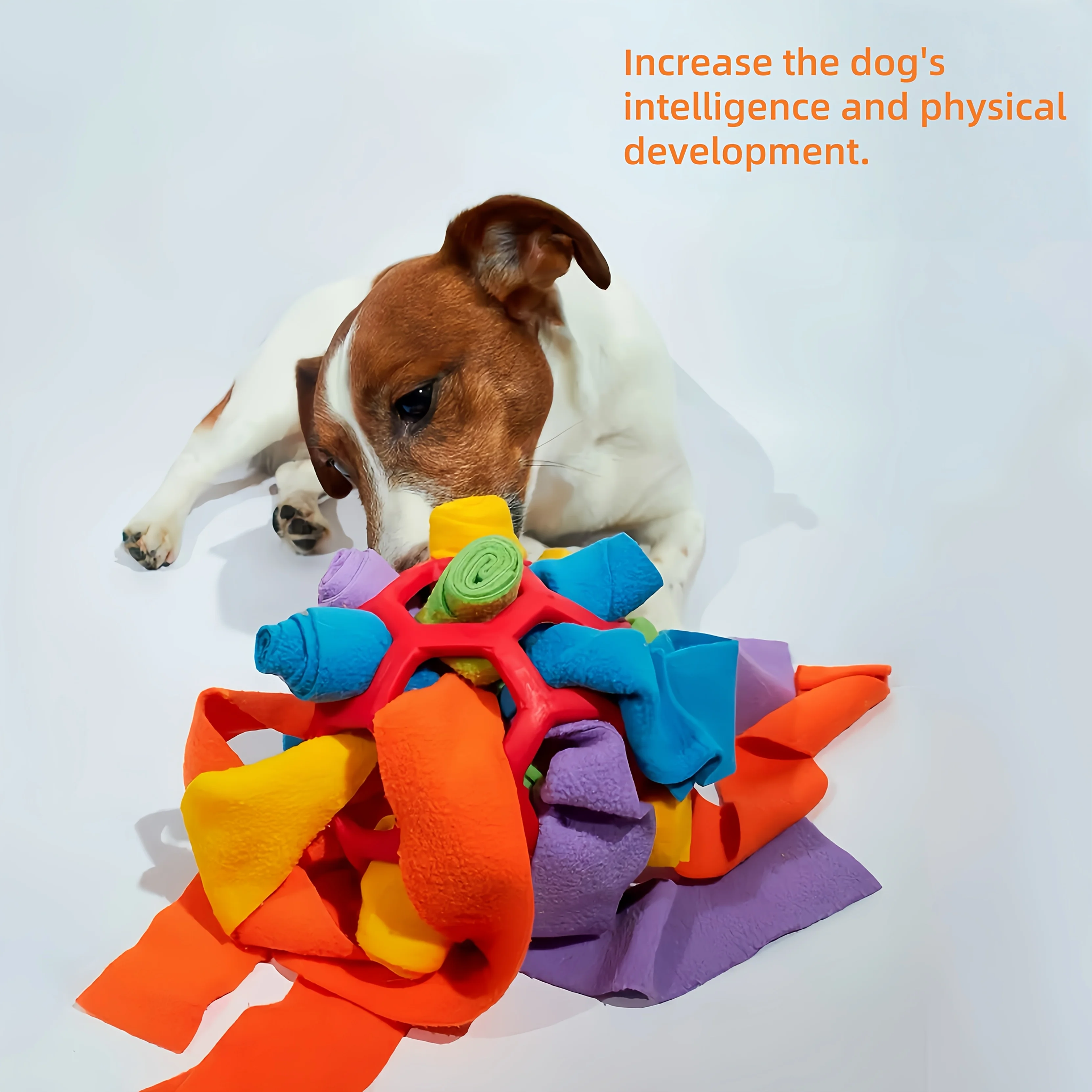1-teiliges Ball-Hundespielzeug, Blasen-Gummiball zum Schnüffeln, geistige Stimulation, kaubeständig, Intelligenzentwicklung