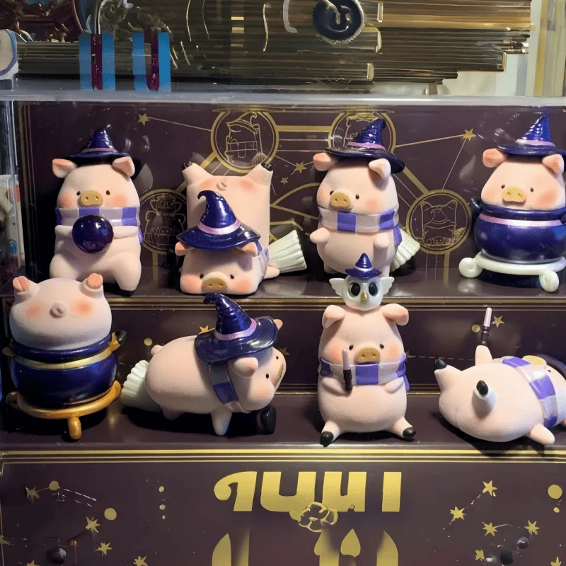 

Подлинная фигурка Lulu The Wizard Magic Series Bilnd Box Lulu Pig, кукла, слепая коробка, фигурки, мультяшные украшения, игрушка, подарок на день рождения