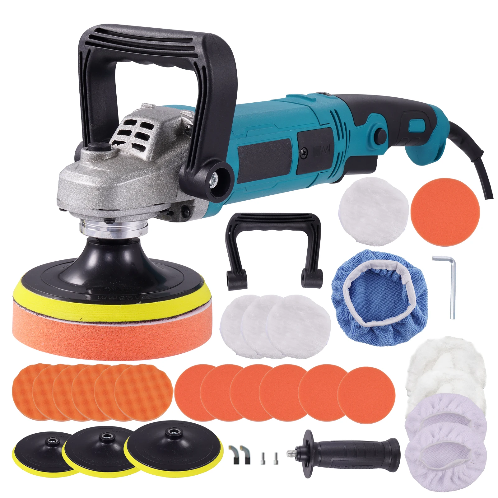 Multifunctional Electric Car Polisher Professional Auto Waxing & Glaze Sealing Machine for 4S Shop, Household Marble Tile Floor Scratch Repair Polishing Buffer