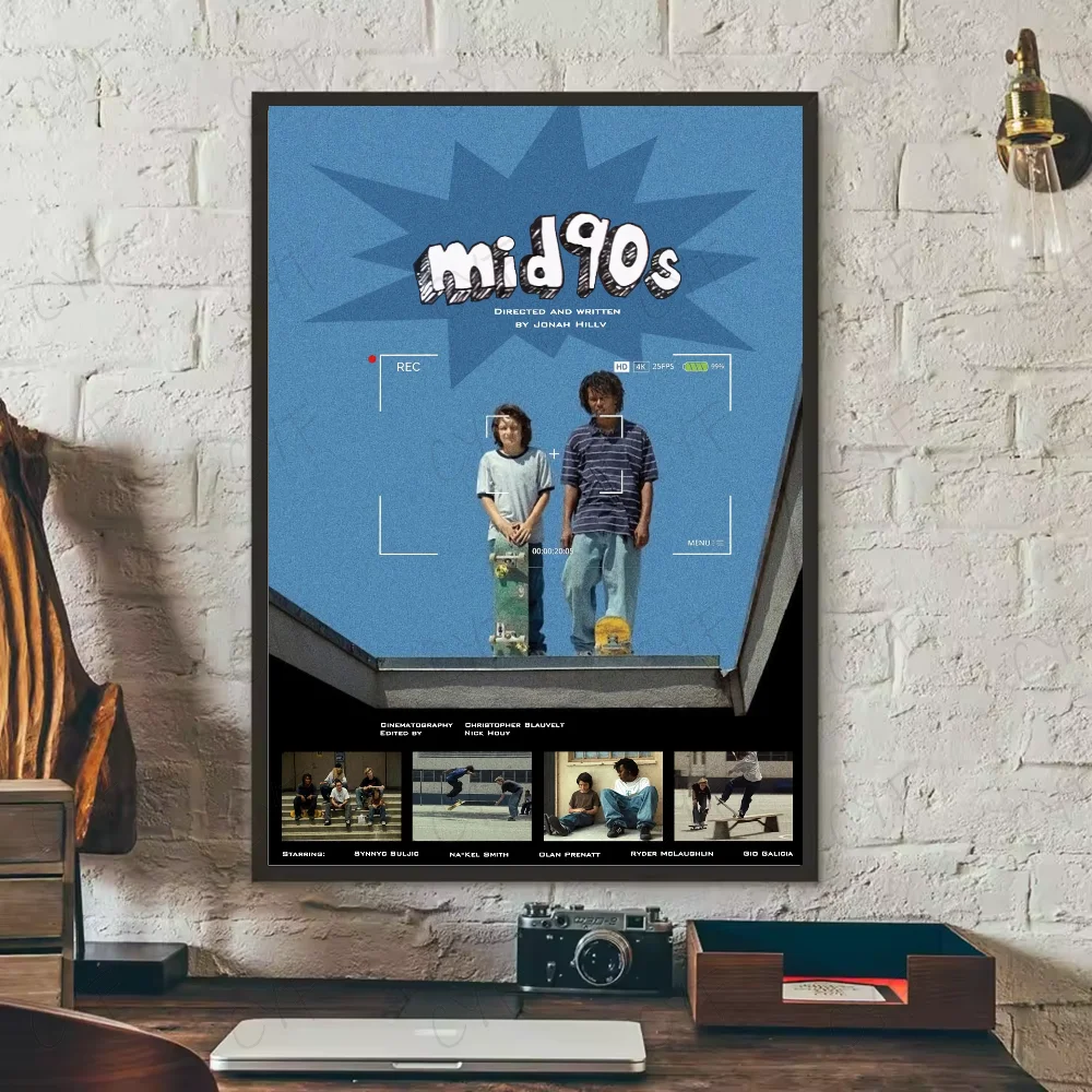 Mid90s TV Movie Poster HD Art Sticky Wall Waterdicht Thuis Woonkamer Slaapkamer Bar Esthetische Decoratie
