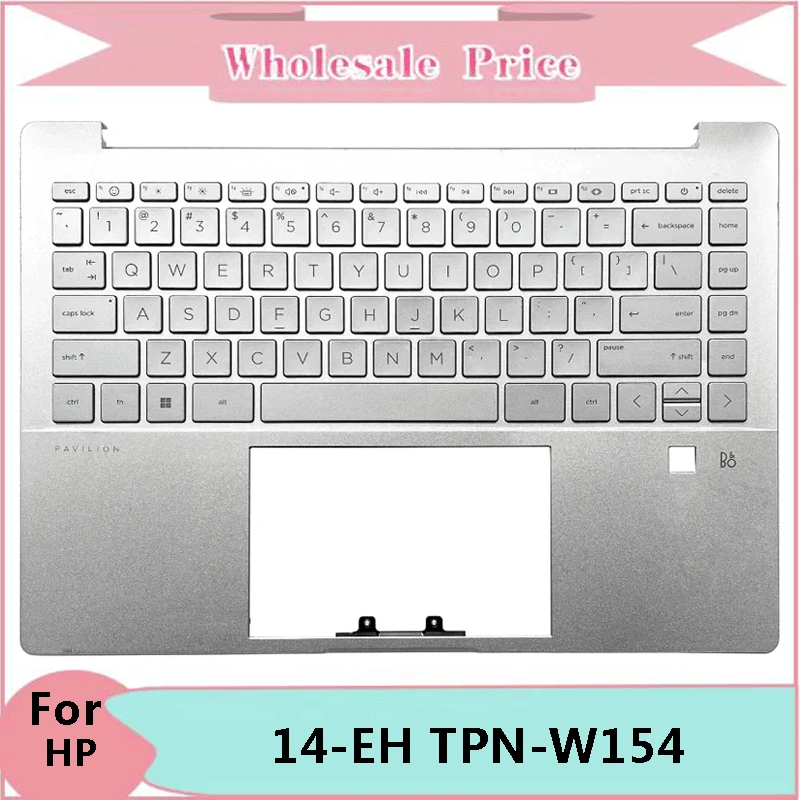 

New Original For HP 14 Pro Pavilion 14-EH TPN-W154 Laptop Palmrest Case Keyboard US English Version Upper Cover