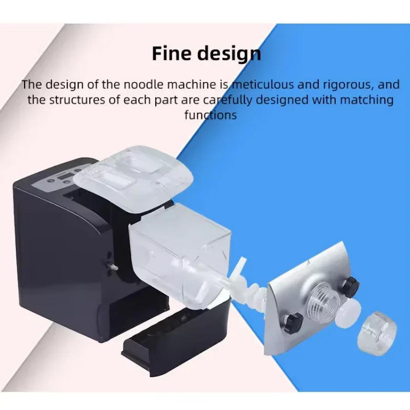 Household Electric Fresh Automatic Small Macaroni Extruder Home Pasta Maker Noodle Making Machine Processor