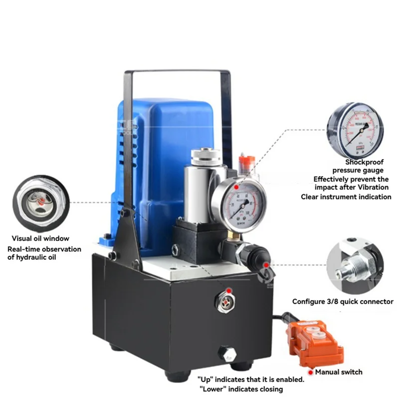 

High Pressure Electric Hydraulic Pump with Peda/ Manual Switch 700/700AB Single and Double Ultra Small Hydraulic Pump