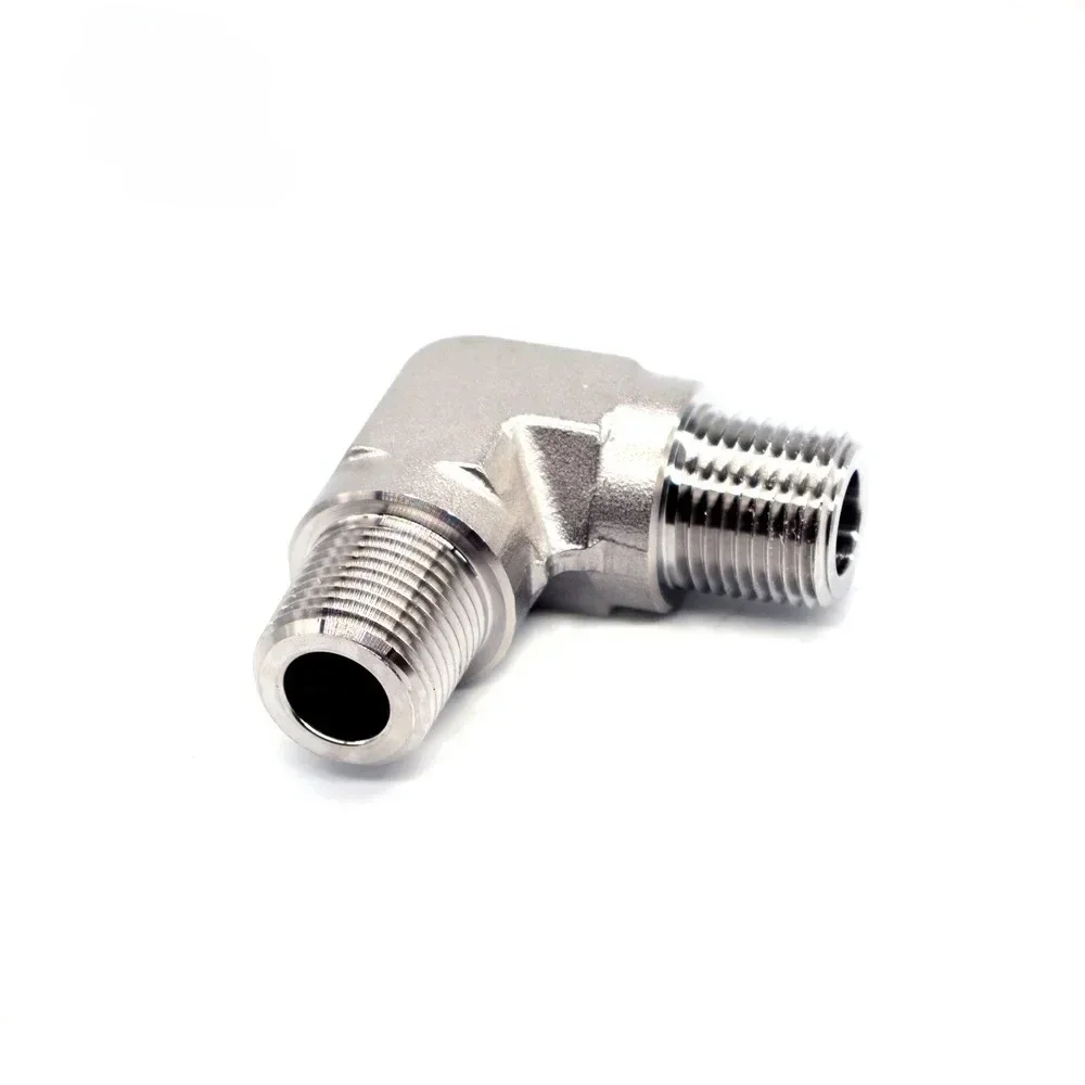 Male Elbow 1/8in 1/4in 3/8in 1/2in 3/4in 316 NPT Thread Fittings 90 Degree Male Thread