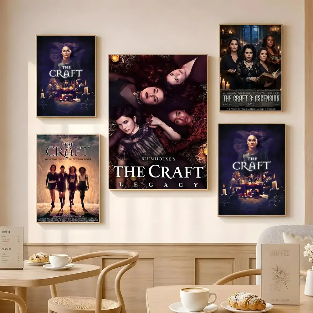 Movie The Craft Poster Poster Self-adhesive Art Waterproof Paper Sticker Coffee House Bar Room Wall Decor