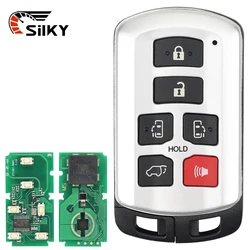 SilKY 6 Button Smart Remote Car Key Fob For Toyota Sienna Van Key HYQ14ADR 2011-2019 314.3MHZ ID4D-74 Keyless Entry Remote Fob