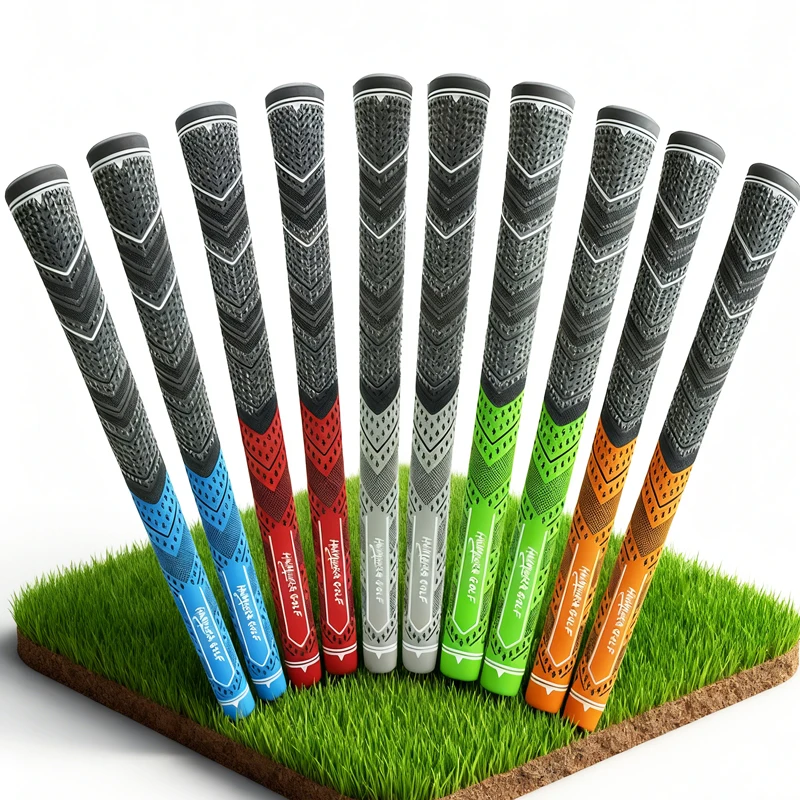 Driver Golf Grip Men's Golf Irons Grips Rubber Cotton Yarn Golf Clubs Grips Golf Wood Grips Optional Standard/Midsize/Jumbo/
