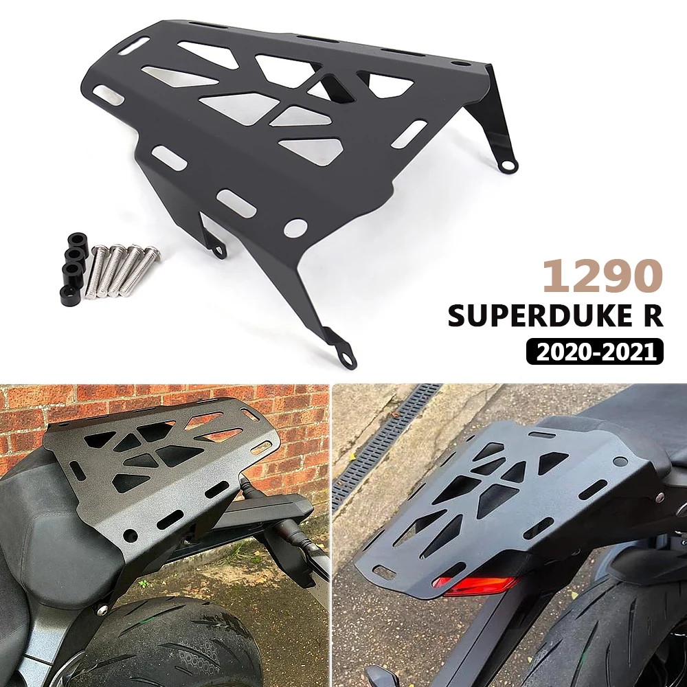 

2020 2021 For 1290 Superduke R 2020 2021 Motorcycle Black Rear Luggage Rack Seat Cargo Carrier Rack