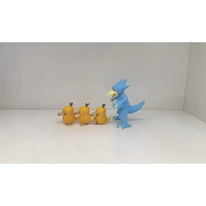 In Stock 3D Print 8.5cm Pokemon Figure Golduck Psyduck Anime Collectible Model Pvc Desktop Decorations Holiday Gifts Toys view 3