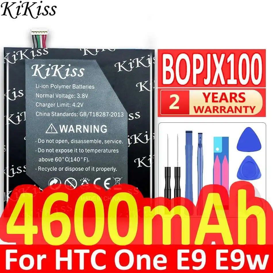 

Mobile Phone Battery 4600mAh For Htc One E9 E9w E9+ Plus E9PW BOPJX100 Version Premium Replacement