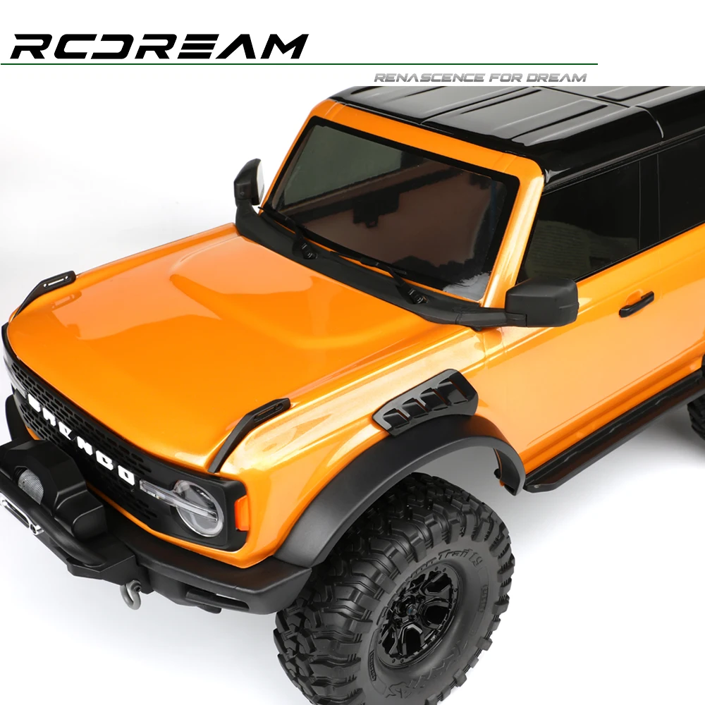 RCDream TRX4 장식 그릴 부품, 사이드 그릴, TRX4 용, 브롱코 바디 업그레이드 옵션 부품 # B6A4, 신제품