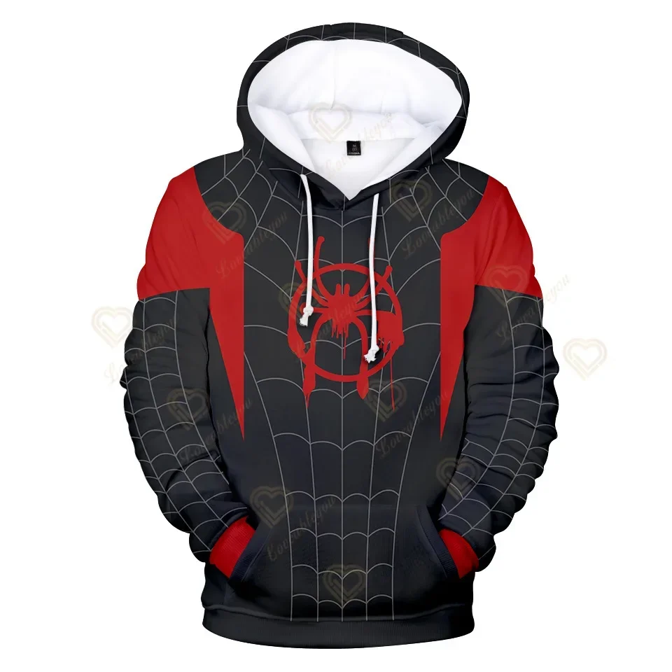 2024 Nowa moda Spidermans Bluzy z kapturem dla dzieci Chłopcy i dziewczęta Bluza Chłopiec Ubrania Pająk Dzieci Top Odzież wierzchnia Hiphop