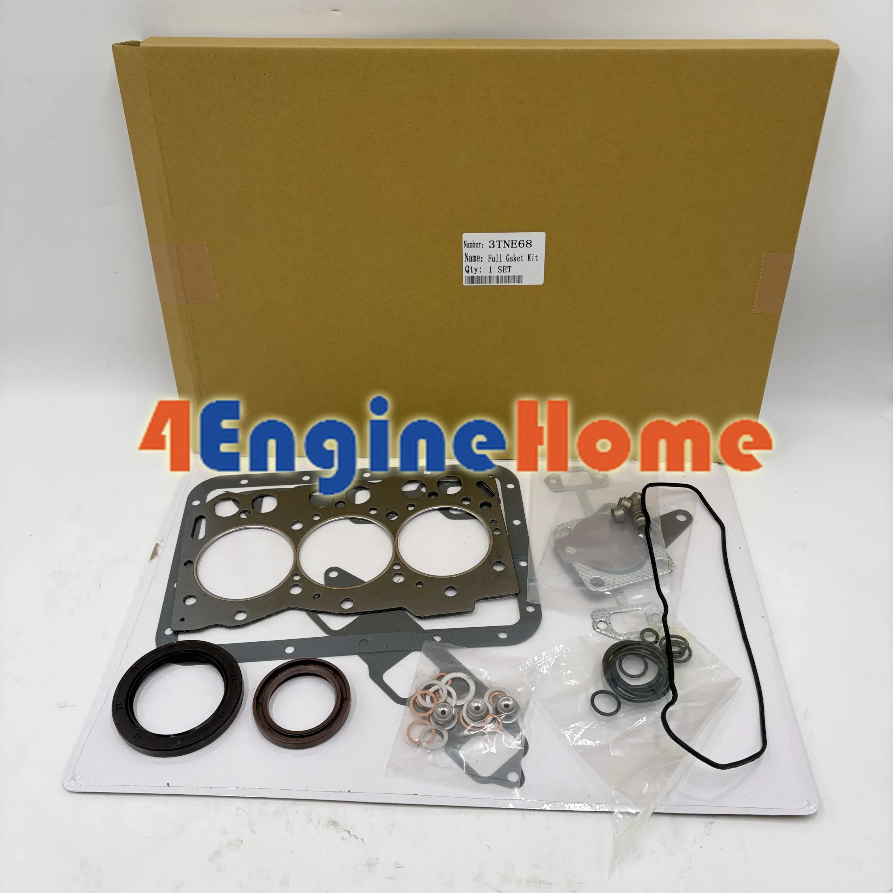 Full Gasket Kit 719265-92611 Fit For Yanmar 3D68E 3TNE68 Engine