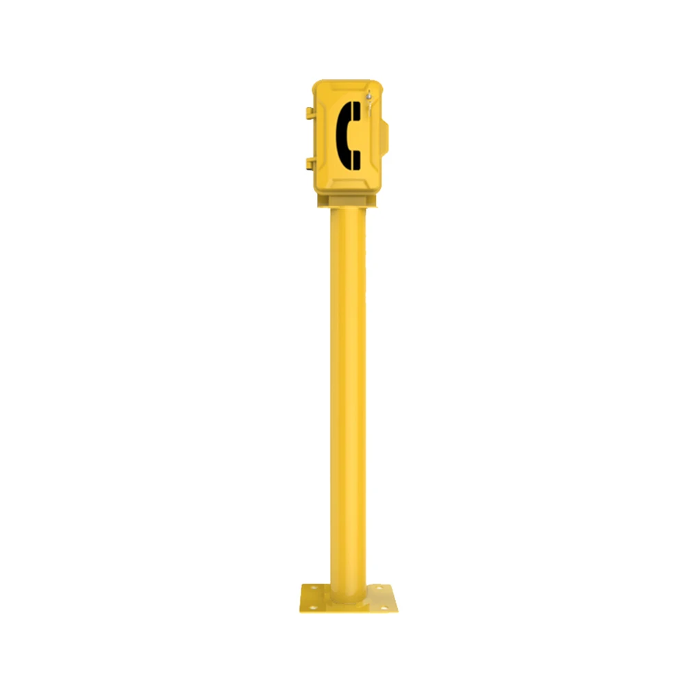 Customized Cold Rolled Stainless Steel SUS304 SUS316 Floor Standing Column Telephone Poles Phone Pillar Outdoor Use J&R JR-TP-01