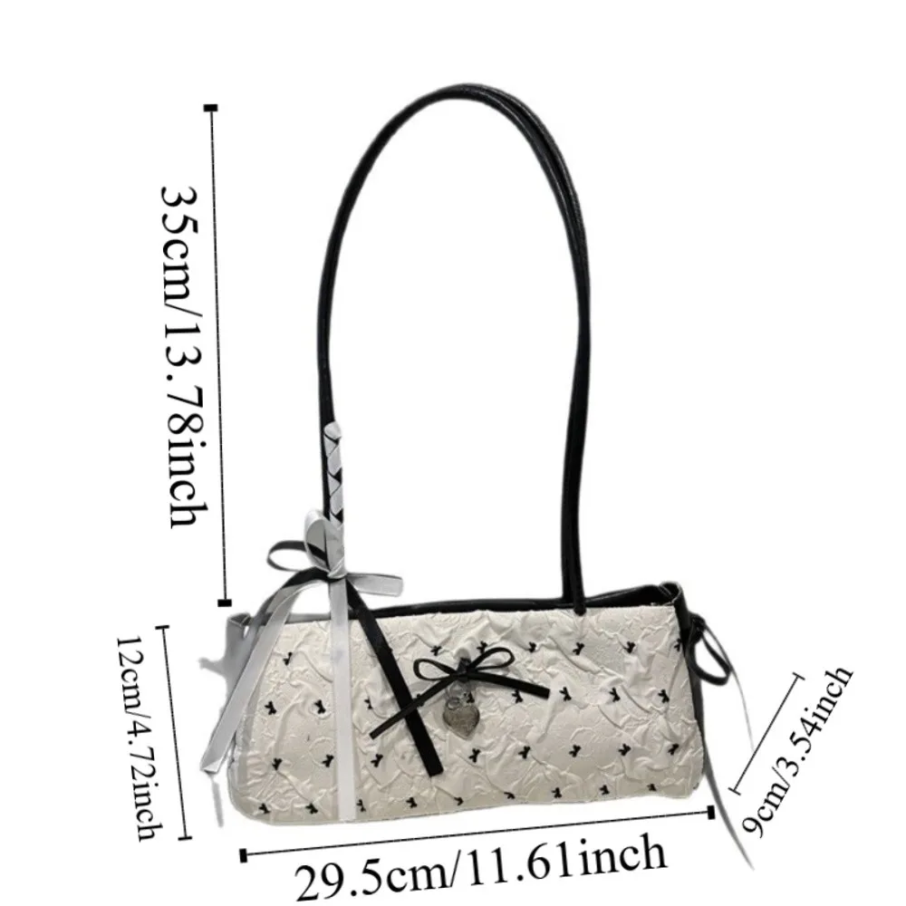 Modische PU-Leder Unterarmtasche im Retro-Stil mit Großer Kapazität, Hobo-Tasche mit Langem Riemen, Crossbody-Taschen – Detail 1