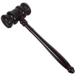 Gavel Hammer Judge Wooden Toy Auction Lawyer Costume Mallet Law Prop Wood Toys Justice Courtroom Gavels Play Block Cosplay