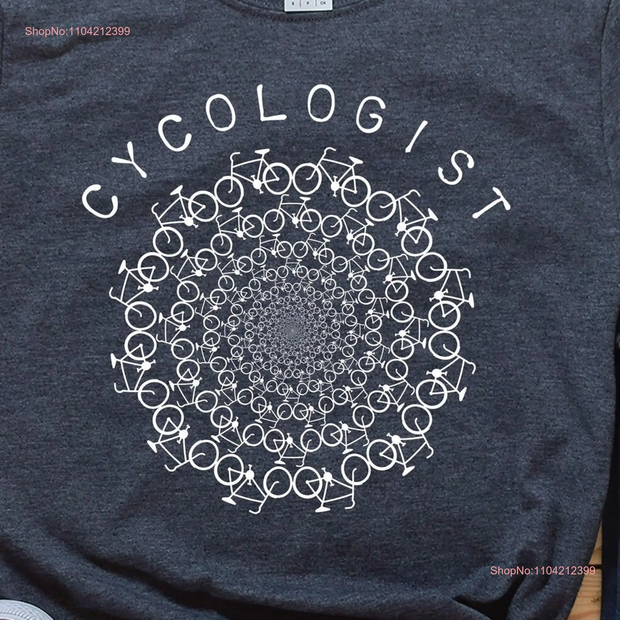 Bicycle Bike T Shirt Cycologist Cycling biking long or short sleeves