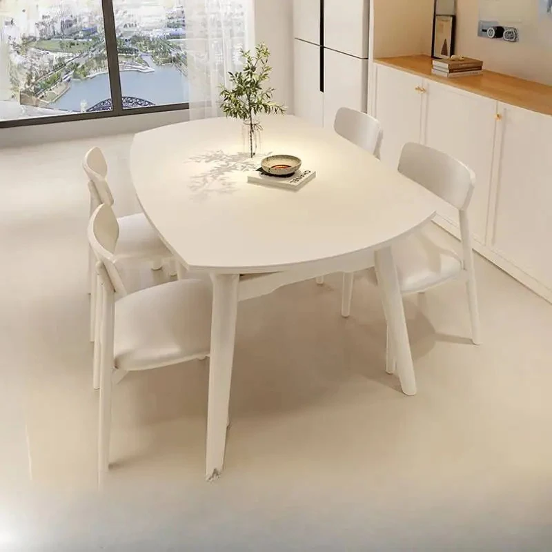 الإبداعية فريدة من نوعها طاولة طعام المنظم دراسة الحدث الفاخرة طاولة طعام المطبخ الشمال جولة Mesas دي Comedor الأثاث العصري