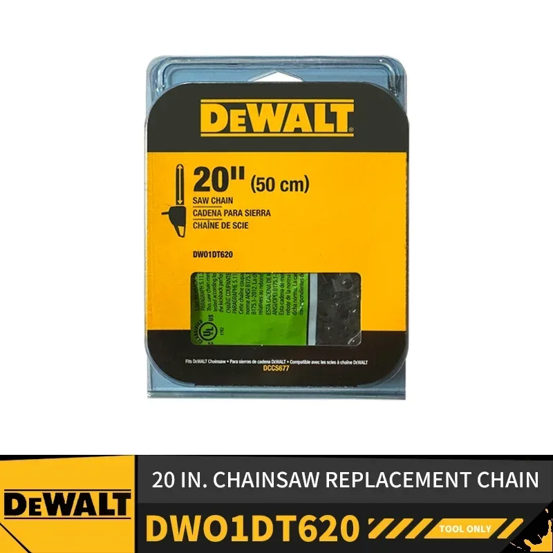 Dewalt Dwo1dt620 20in 50Cm Kettingzaag Vervangende Ketting Elektrisch Gereedschap Accessoires Voor Dcmcs575