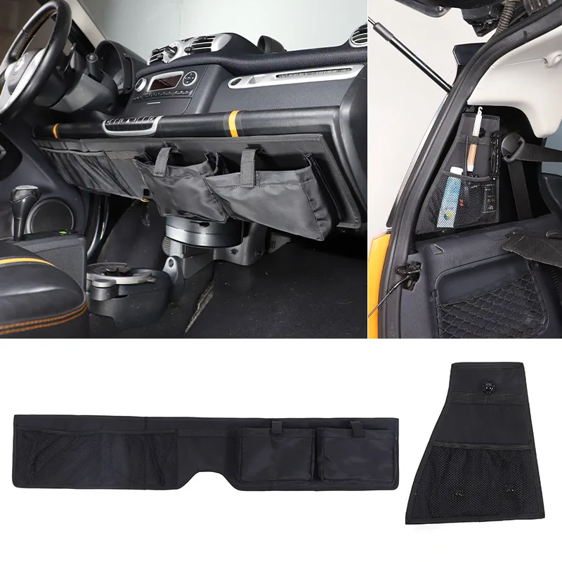 Für Mercedes-Benz smart 451 Fortwo 2009–2015, Oxford-Stoff, Auto-Aufbewahrungstasche, Handy-Aufbewahrungstasche, Innenorganisation
