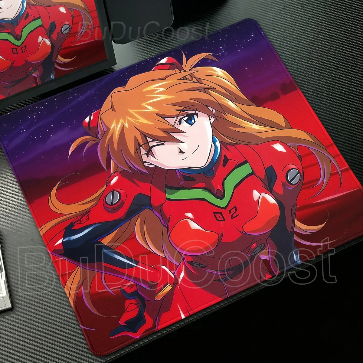 Cool Cartoon E-Evangelions Mouse Pad PC Gaming Computer Keyboard Desk Mat Rubber Non-Slip Lock-Edge Office Accessories Home Rug