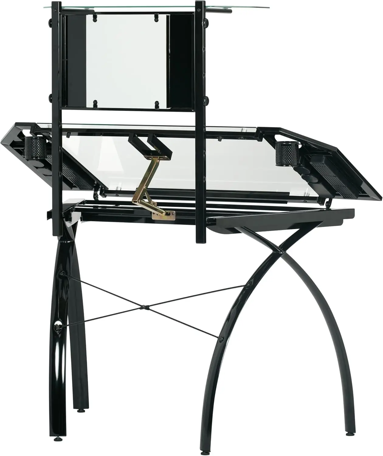 Torre Futura en negro con vidrio transparente