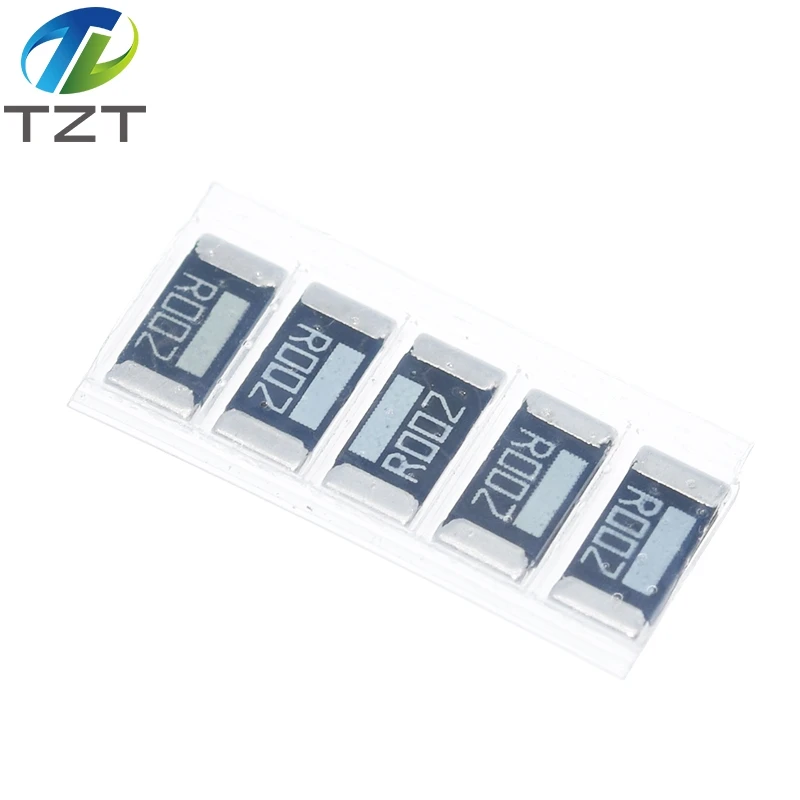 TZT – kit d'échantillons de résistances en alliage 2512, 50 pièces, 10 types x 5 pièces = 50 pièces R001 R002 R005 R008 R010 R015 R020 R025 R050 R100