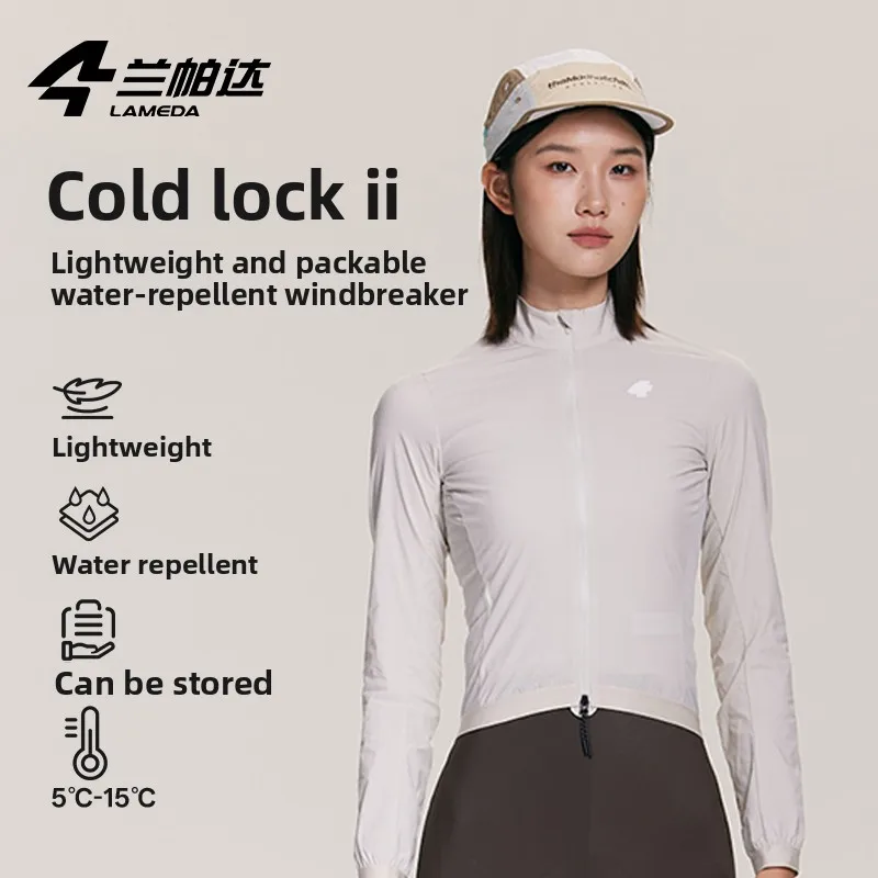 

Lameda Women Windbreaker Windproof Portable Jackets For Women Lightweight Breathable Cycling Jacket With Pockets