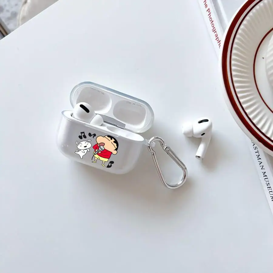 

Crayon Shin Chan Clear Earphone Cases Cover Case For Airpods 3 Pro 2 4 Pro3 Pro2 1