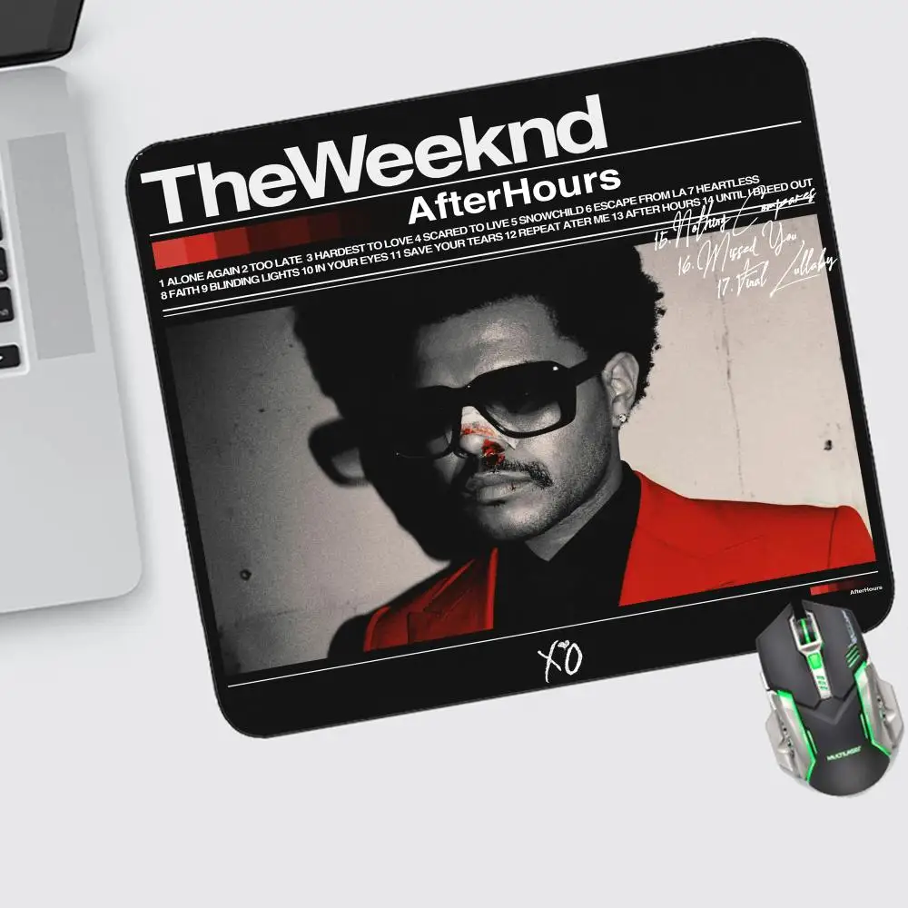 

The Weeknd Mouse Pad Small Gaming Accessories Keyboard Computer Offices Desk Mat Pc Gamer Non-slip Rubber Mousepad