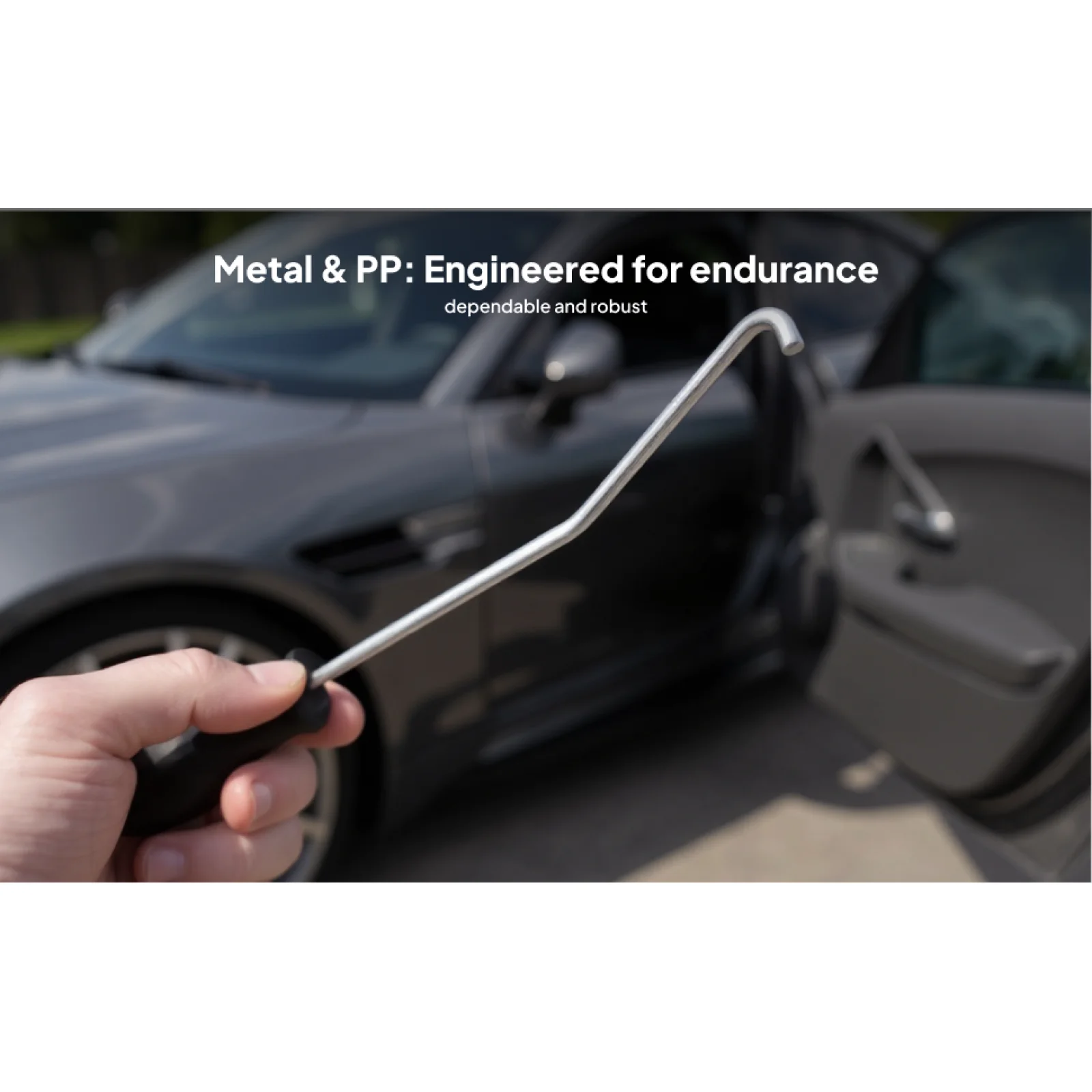 

T10118 Door Handle Removal Tool PP Comfortable Grip Universal Door Lock Assembly Tool for High Parts