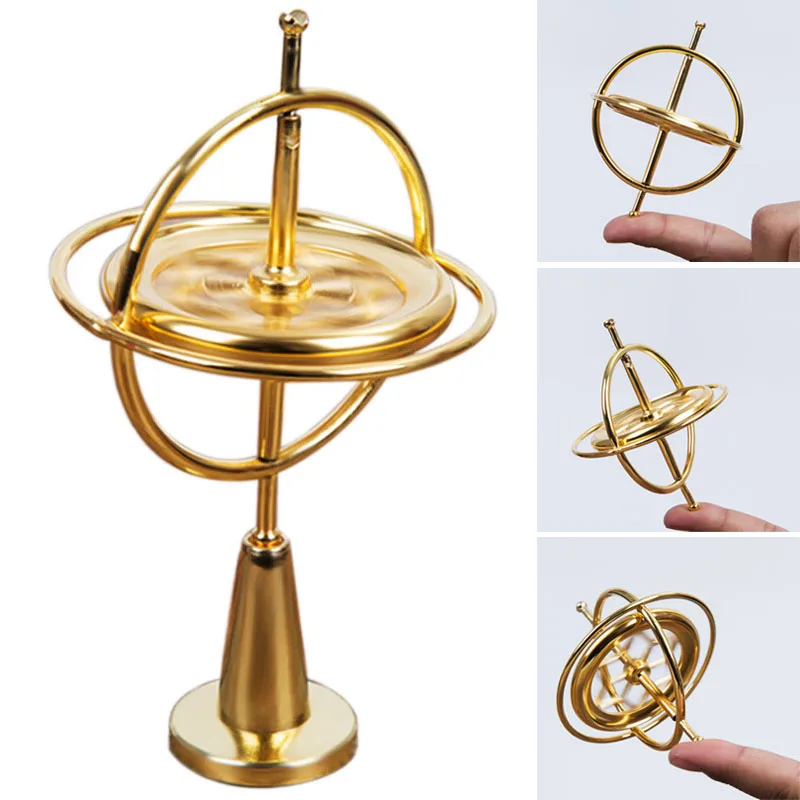 

Children Spinner Metal Gyroscope Toys Traditional Science Educational Pressure Relieve Toy Educational Scientific