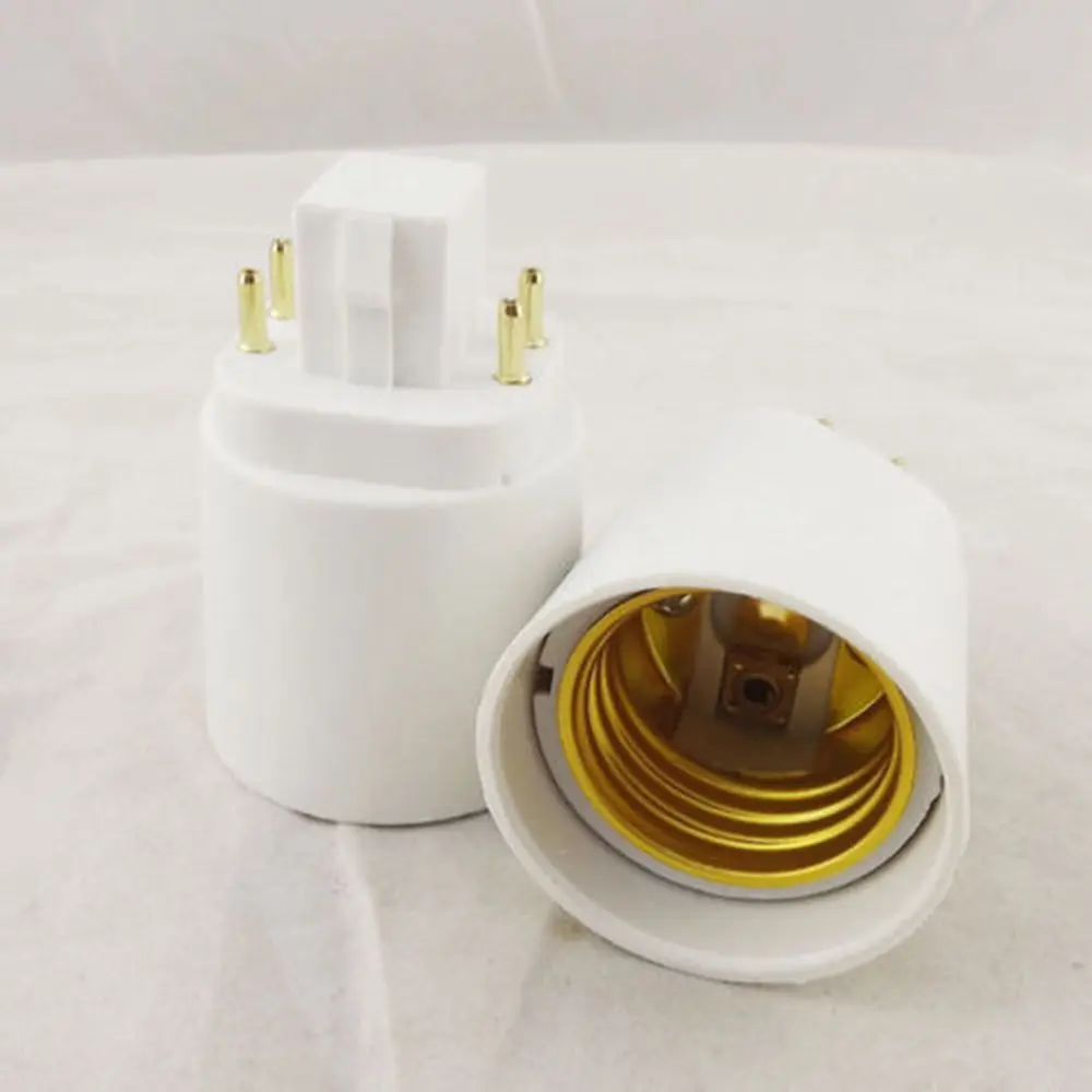 Socket Base GX24Q To E27 Light Bulb Socket Converter Lamp Adapter Holder Screw Adapter