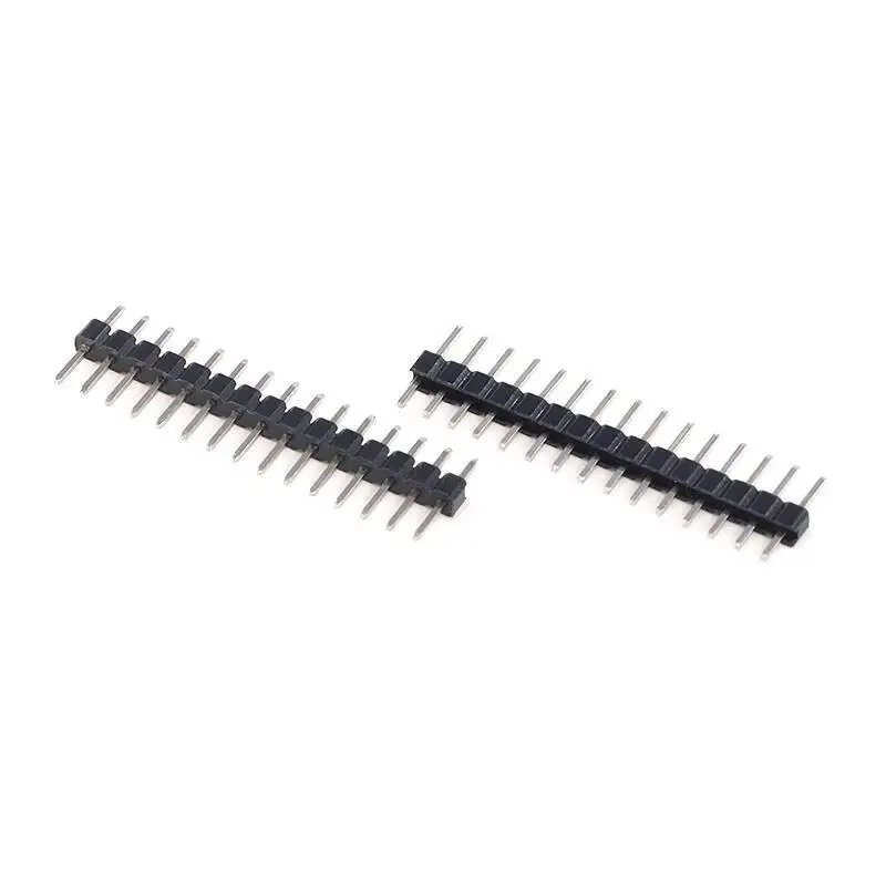 20 Stück 2,0 mm Einreihiger Gerader Stiftleisten-Stecker 1*2P 3P 4P 5P 6P 7P 8P 10P 20P 40P Kupfer – Detail 12