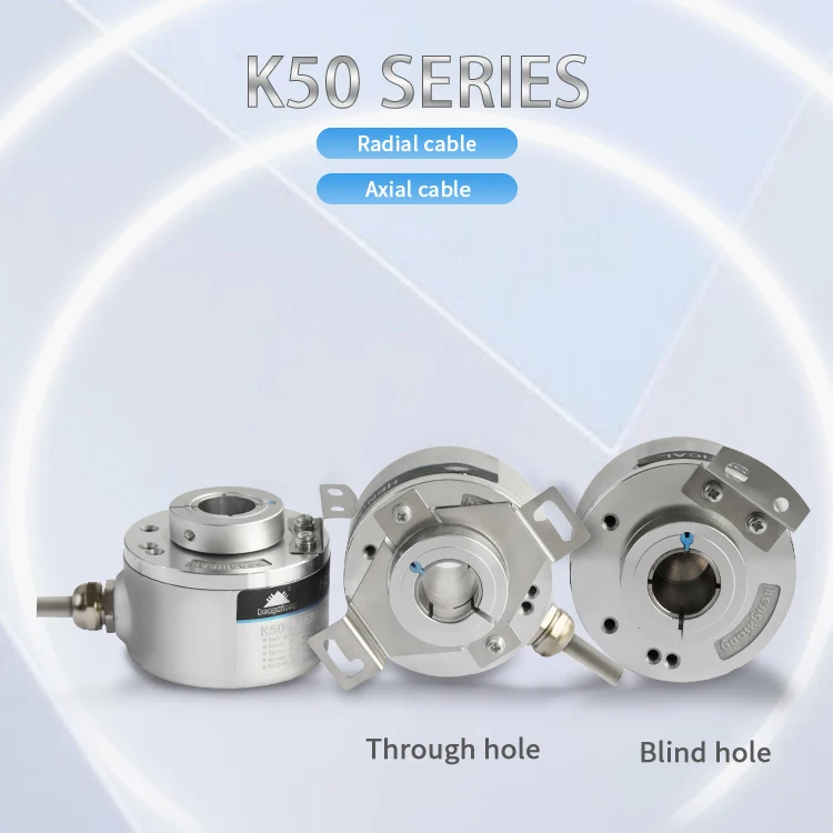 K50 hollow shaft rotary encoder 10000 ppr high resolution rotary encoder