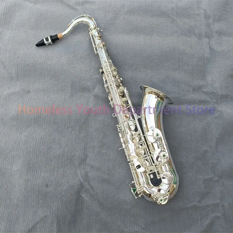 YTS-875 BB Professional Tenor Saxophone Professional Sound Silver Plated Saxophone Jazz Instrument