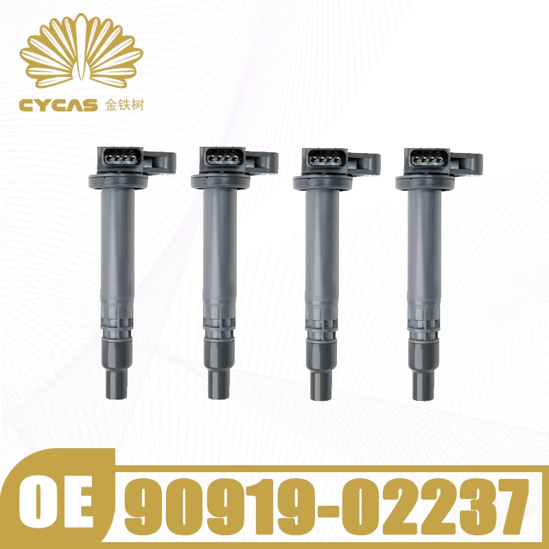 

4PCS CYCAS Ignition Coil #90919-02237 For TOYOTA Tacoma Hilux 4Runner Hiace DYNA Land Cruiser Prado Replacement Accessories