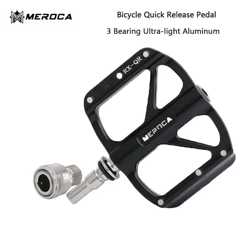 

MEROCA 3-Bearing Ultra-light Quick Ultra-light Aluminum Alloy MTB Road Bicycle For Brompton Folding Bicycle Pedals Bike Pedal