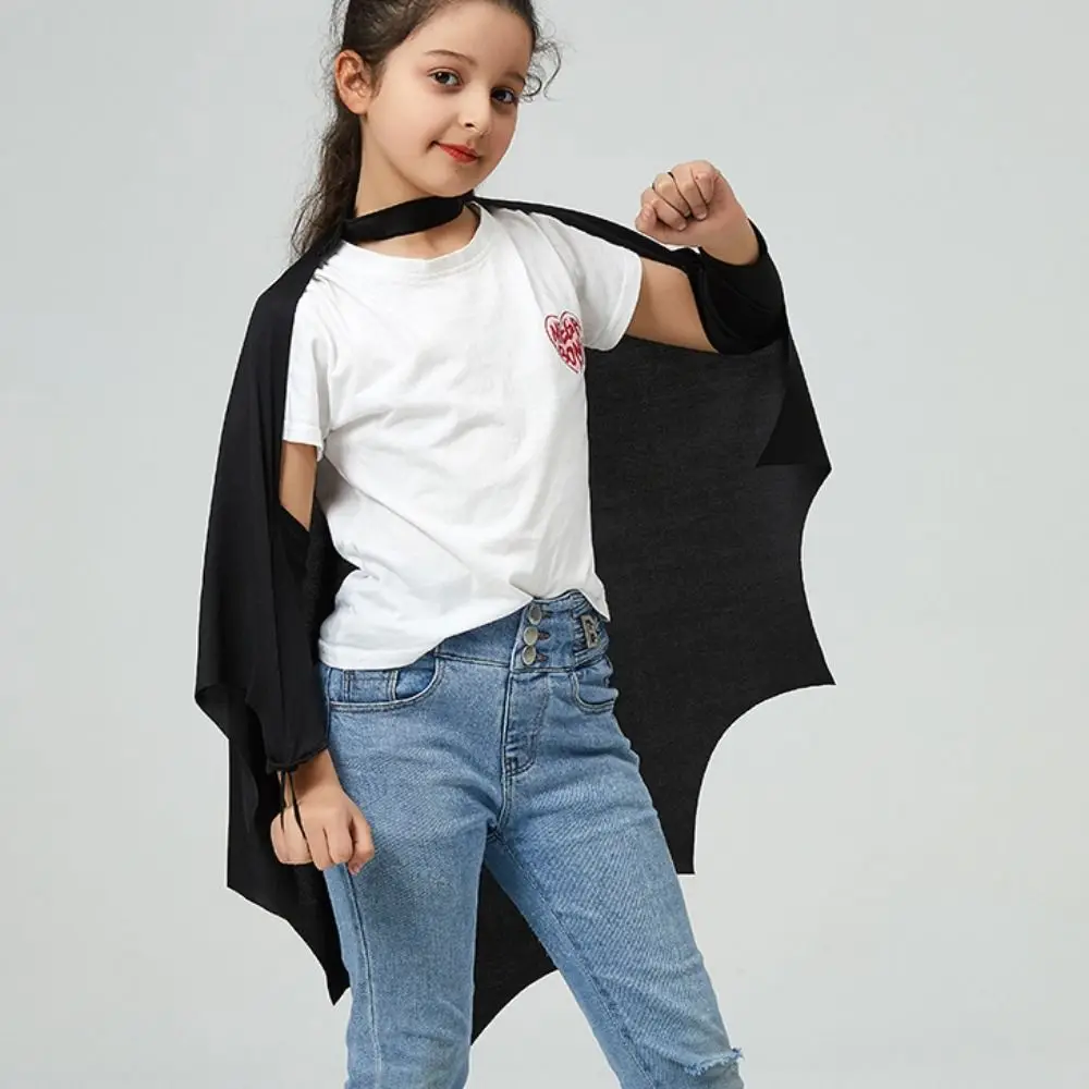 Personality Dress Up Costumes Bat Wing Cape Clothing Props Cosplay Costume Children Cosplay Costume Cartoon Design Girl