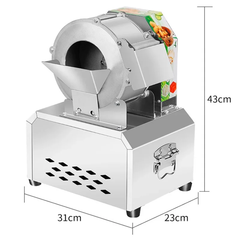 110V/220V Electric Vegetable Cutter Wire Cutter Commercial Automatic Slicer Potato and Radish Shredder