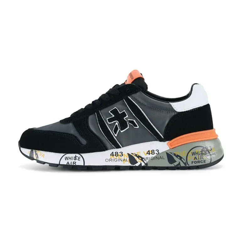 PREMIATA Herenschoenen Mode Buitensporten Ademend Waterdicht Meerkleurig Element Gierst voor Lente Herfst Casual Sneakers