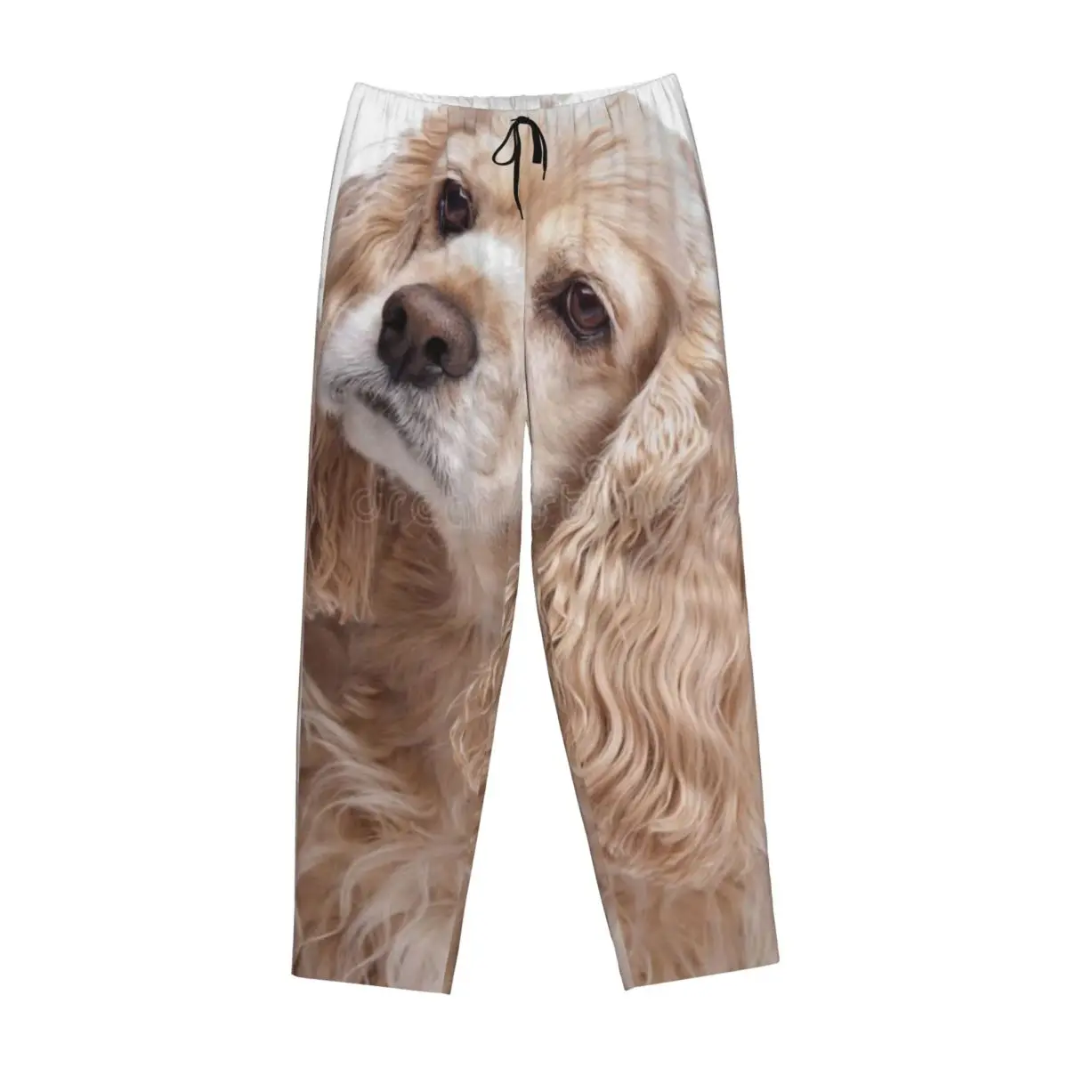 

Custom American Cocker Spaniel Dog Animal Women Pajama Pants Lounge Sleep Sleepwear Bottoms with Pockets