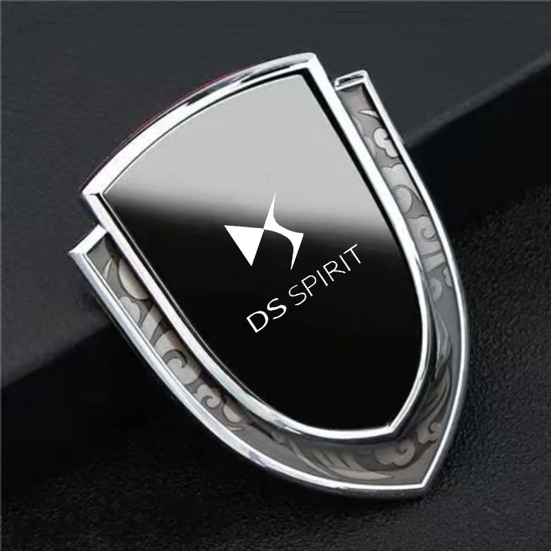 3D Metal Car Body Trunk Fender Decoration Shield Waterproof Stickers For DS WILD RUBIS SPIRIT DS3 Cabrio DS4S DS6 DS7 Crossback