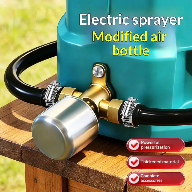 Elektrisches Drucksprühgerät mit abnehmbarem Vollkupferzylinder, hohe Effizienz für die Schädlingsbekämpfung im Garten. – Detail 4
