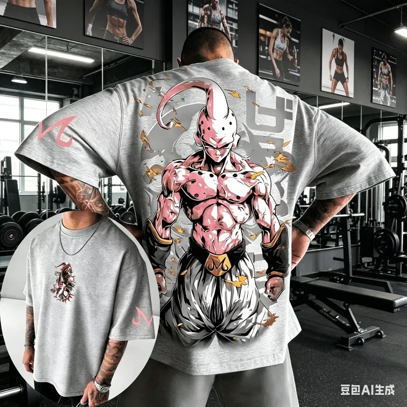 Camiseta Deportiva Informal de Algodón con Estampado de Bulma de Dragon Ball, Verano 2026, Estilo Vintage Harajuku, Unisex para Niños, Top para Gimnasio, Estilo Y2K