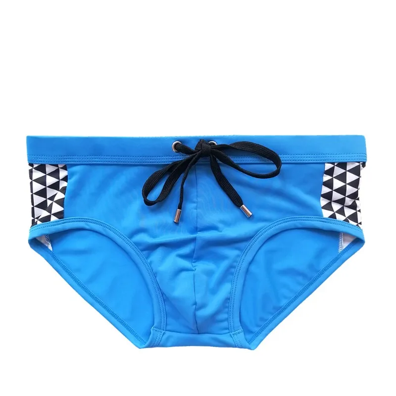 

Новые мужские плавки с низкой посадкой, быстросохнущие плавки, плотный купальник, пляжные штаны с защитой от разборки BS438